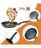 Stylish design pan with non-stick surface, 18 cm Stylish design pan with non-stick surface, 18 cm