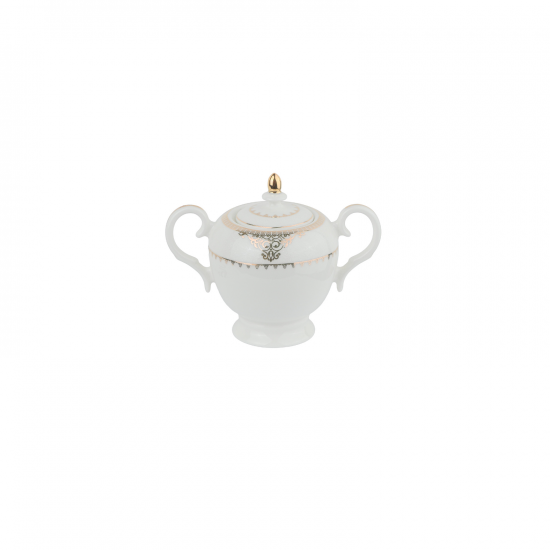 Distinctive royal dining set, golden porcelain, 64 pieces, 6 people Distinctive royal dining set, golden porcelain, 64 pieces, 6 people