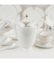 Distinctive royal dining set, golden porcelain, 64 pieces, 6 people Distinctive royal dining set, golden porcelain, 64 pieces, 6 people