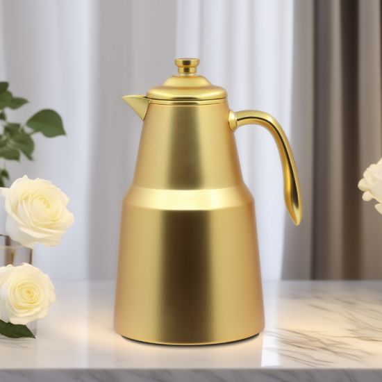 ترمس شاي سُهد مفرد لون ذهبي مطفي 1.3 لتر ترمس شاي سُهد مفرد لون ذهبي مطفي 1.3 لتر