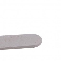 Ceramic serving plate - 29x12 cm - white