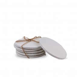 Ceramic cup coasters - pieces - 9 x 9 cm