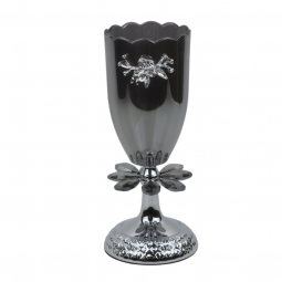 Silver and Black Serving Platter - 2GG7-480