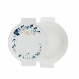 Modern Design Ceramic Oven Tray - Round - 23 x 27 cm
