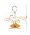 Gold metal cup holder - 8 cups Gold metal cup holder - 8 cups