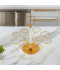 Gold metal cup holder - 8 cups Gold metal cup holder - 8 cups