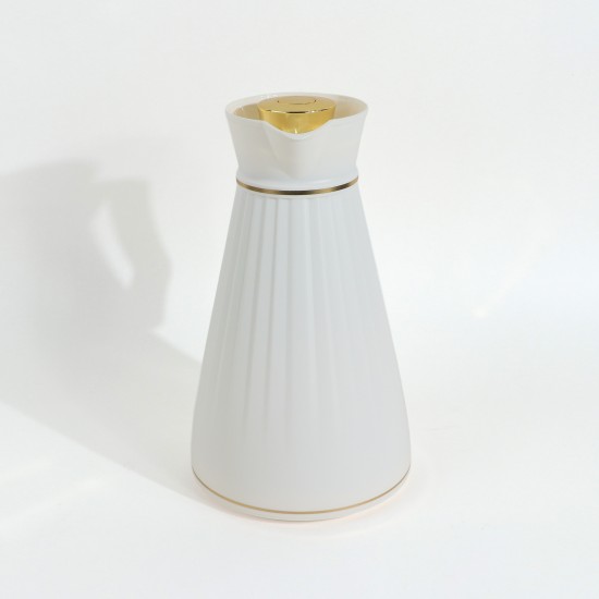 Sugar Tea Thermos with Handle and Golden Touches 1 Liter - 2SS02-2244
