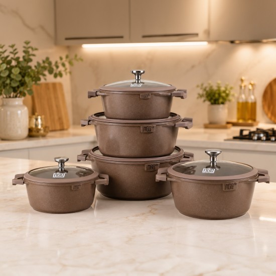 طقم قدور المنيوم - 10 قطع - 2M1AA400087 طقم قدور المنيوم - 10 قطع - 2M1AA400087