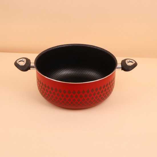 26cm Teflon saucepan with stainless steel lid - 2S1A00263 26cm Teflon saucepan with stainless steel lid - 2S1A00263