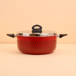 26cm Teflon saucepan with stainless steel lid - 2S1A00263