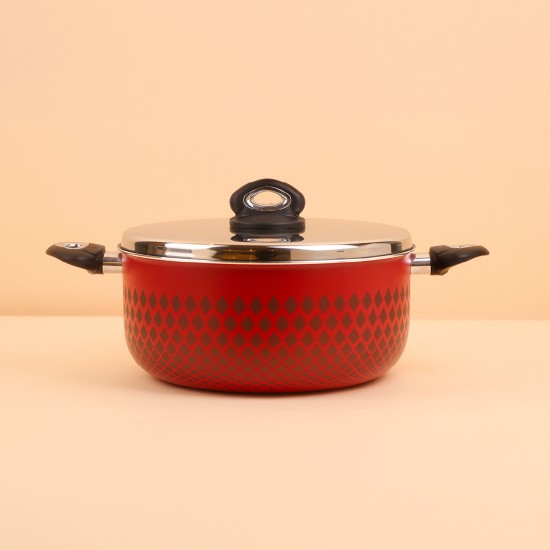 26cm Teflon saucepan with stainless steel lid - 2S1A00263 26cm Teflon saucepan with stainless steel lid - 2S1A00263