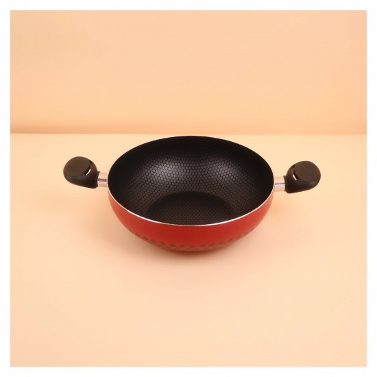 Teflon saucepan with glass lid, 24 cm - 2S1A00267 Teflon saucepan with glass lid, 24 cm - 2S1A00267