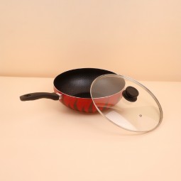 طاوة ألمنيوم بغطاء زجاجي 24 سم - 2S1A400241