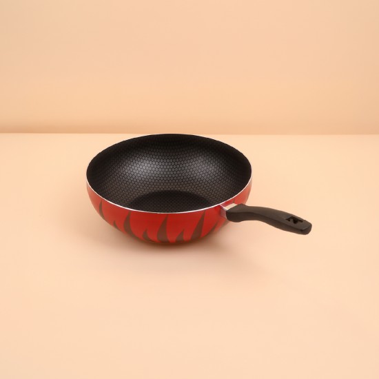 طاوة ألمنيوم بغطاء زجاجي 24 سم - 2S1A400241