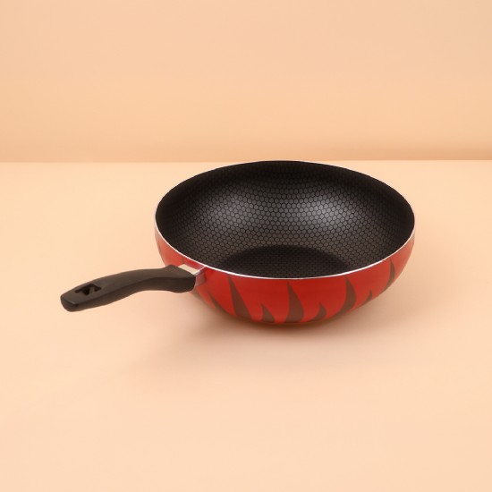 طاوة ألمنيوم بغطاء زجاجي 28 سم - 2S1A400243