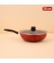 طاوة ألمنيوم بغطاء زجاجي 28 سم - 2S1A400243