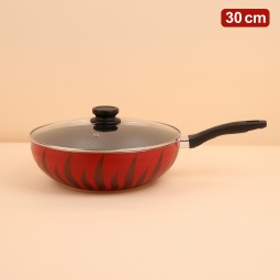 طاوة ألمنيوم بغطاء زجاجي 30 سم - 2S1A400244