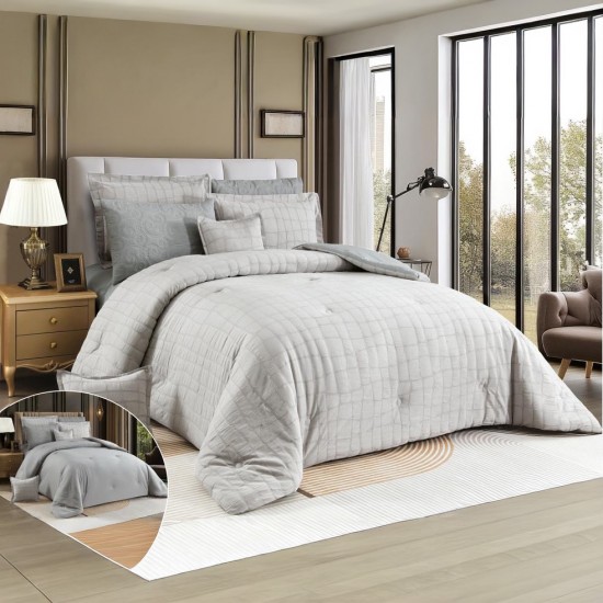 Luxurious and uniquely designed duvet set, 170 x 230 cm, single size - 4 pieces - 2GG4-A05-164