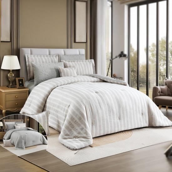 Luxurious and uniquely designed duvet set, 170 x 230 cm, single size - 4 pieces - 2GG4-A05-167