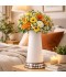 Decorative vase with a wooden base, Indian style