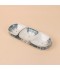 Decorative ceramic serving dish with a gold finish - 2S1MM100215