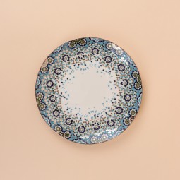 Decorative plate with a gold finish, 20.8 cm - 2S1MM100227