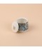 Decorative ceramic sugar bowl with a gold finish, measuring 8.8 cm x 8.2 cm - 2S1R400090