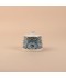 Decorative ceramic sugar bowl with a gold finish, measuring 8.8 cm x 8.2 cm - 2S1R400090