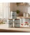 Modern Design Ceramic Spice Jar Set - 3 Pieces
