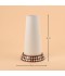 Decorative vase with a wooden base, Indian style