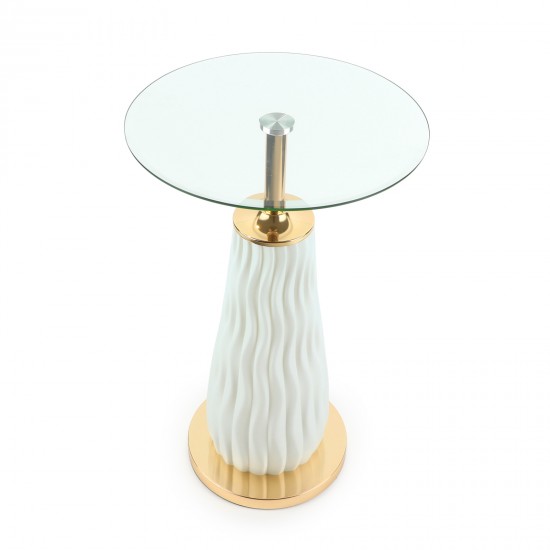 Service table with plastic base - White - 34 x 56 cm - 2A2K500226