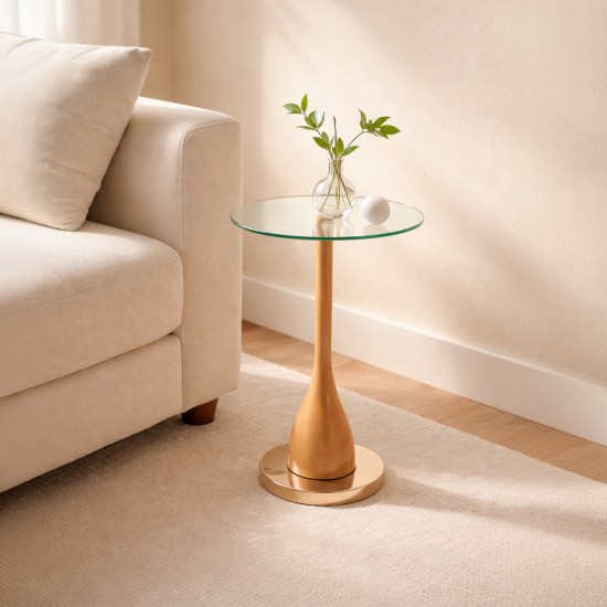 Luxury glass serving table - 30 x 50 cm - 2A2K500230