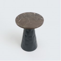 Elegant marble side table - 33*33*43cm - 2M2K100090