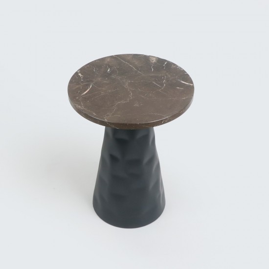 Elegant marble side table - 33*33*43cm - 2M2K100090