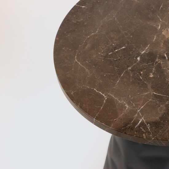 Elegant marble side table - 33*33*43cm - 2M2K100090
