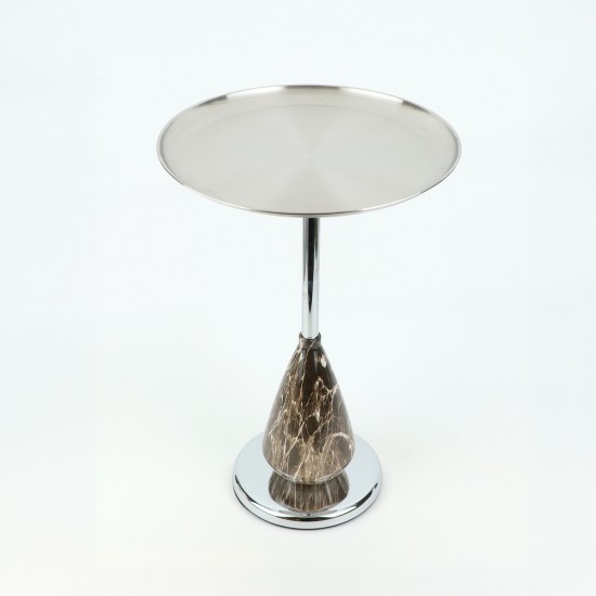 Single metal serving table - 40x60cm