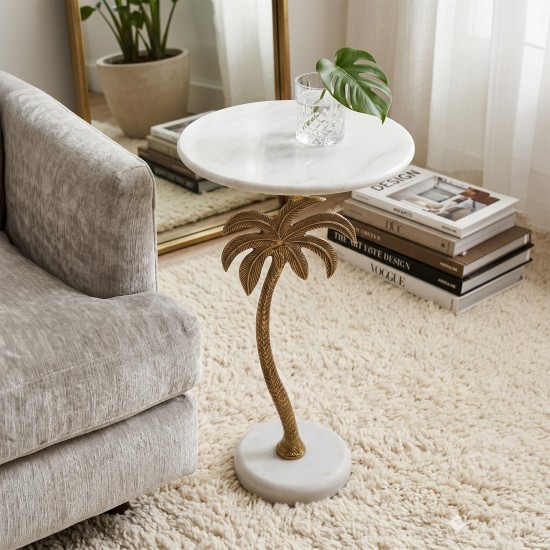 Uniquely designed side table - 35.6*35.6*61cm - 2M2K200083
