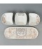 Decorative ceramic serving dish with a modern design