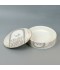 Decorative serving bowl with a modern design - 10 inches