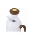 White Thermos Set with Wooden Handle - 1 Liter + 1 Liter - 2G1B200033
