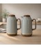 Gray Thermos Set with Wooden Handle - 1 Liter + 1 Liter - 2G1B200034