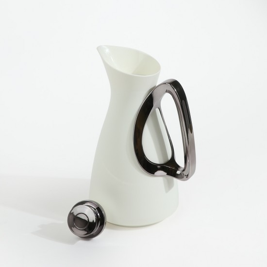 Elegant and distinctive beige hospitality thermos - 1 liter - 2G1B200036