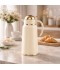 Modern design hospitality thermos in beige and gold - 1 liter - 2G1B200062
