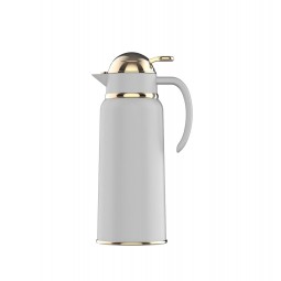 Modern design hospitality thermos in gray and gold - 1 liter - 2G1B200063