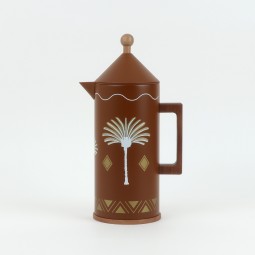 A distinctive heritage-style brown tea thermos - 1 liter - 2G1B200104