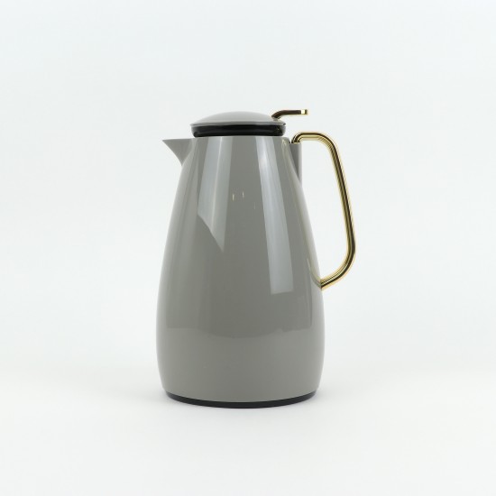 Gray hospitality thermos with gold handle - 1.5 liter - 2G1B200136