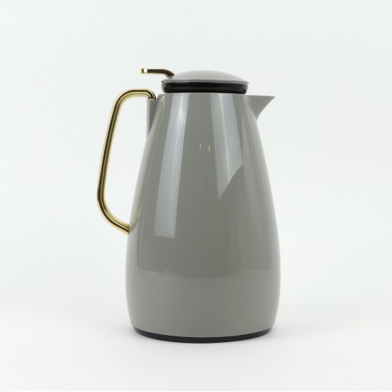 Gray hospitality thermos with gold handle - 2 liters - 2G1B200144