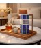 A distinctive heritage-style thermos in purple and white - 1 liter - 2G1B200195