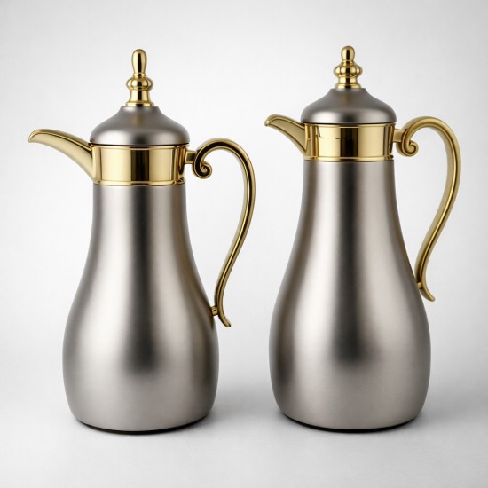 Unique and elegant thermos set - 1 liter + 0.7 liter capacity - 2G1BB200006 Unique and elegant thermos set - 1 liter + 0.7 liter capacity - 2G1BB200006