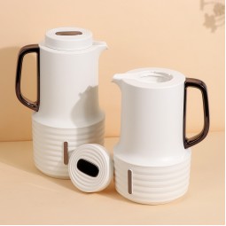 Elegant Thermos Set - White - 1 Liter + 0.6 Liter Capacity - 2G1BB200070 Elegant Thermos Set - White - 1 Liter + 0.6 Liter Capacity - 2G1BB200070